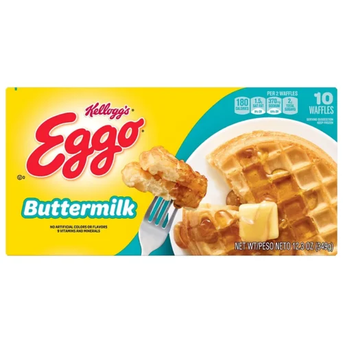 KELLOGG'S Eggo Buttermilk Waffles 348gm