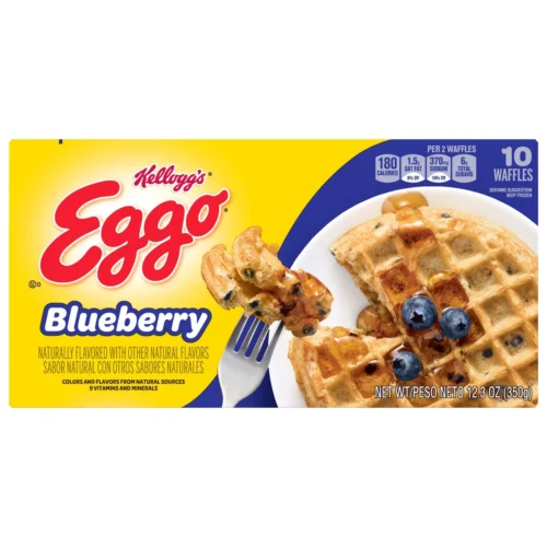 KELLOGG'S Eggo Blueberry Waffles 348gm