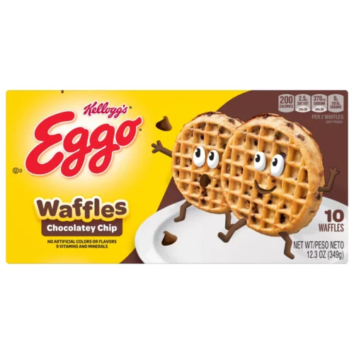 KELLOGG'S Eggo Chocolate Chip Waffles 348gm