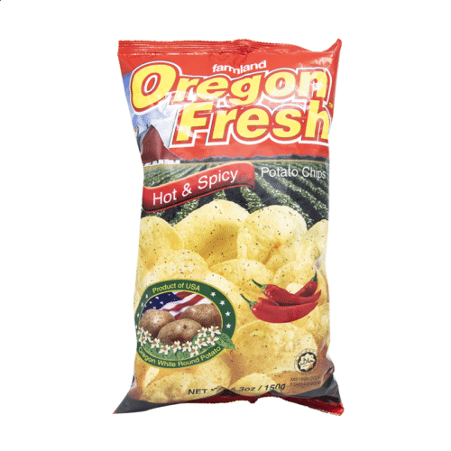 FARMLAND Oregon Hot & Spicy Chips 150g