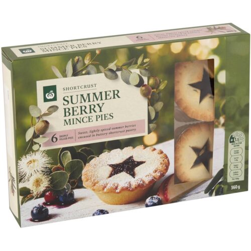 SHORTCRUST Summer Berry Mince Pies 360GM