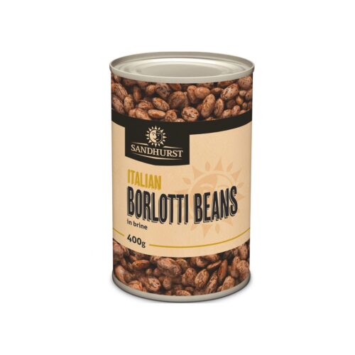 SANDHURST Italian Borlotti Beans In Brine 400gm