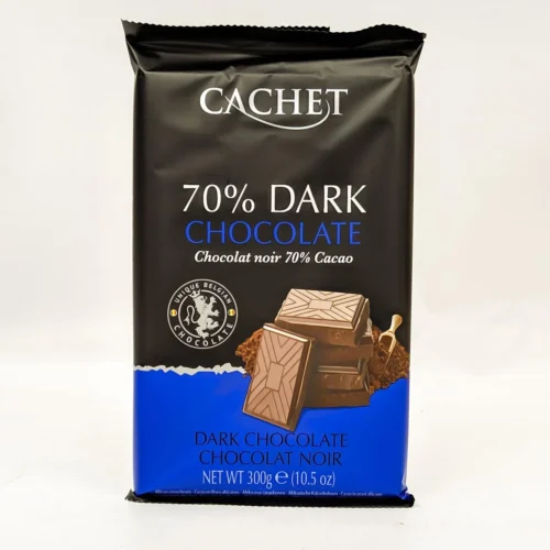 CACHET Dark Chocolate 70% Cocoa 300gm