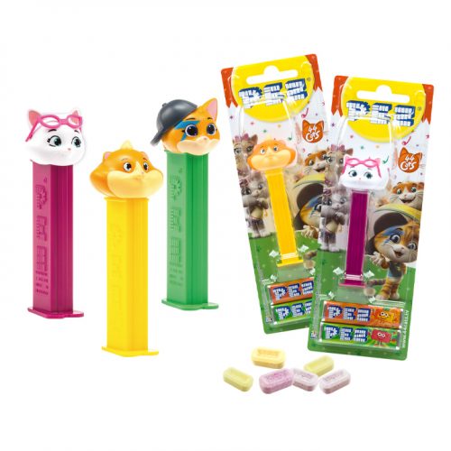 PEZ 44 Cats Dispensers 17gm