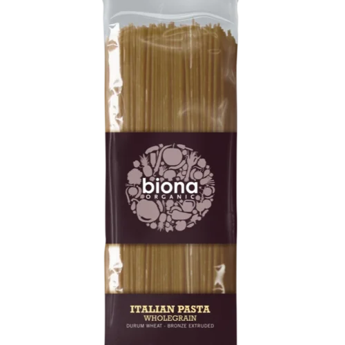 BIONA Organic Whole Wheat Spaghetti Pasta 500gm