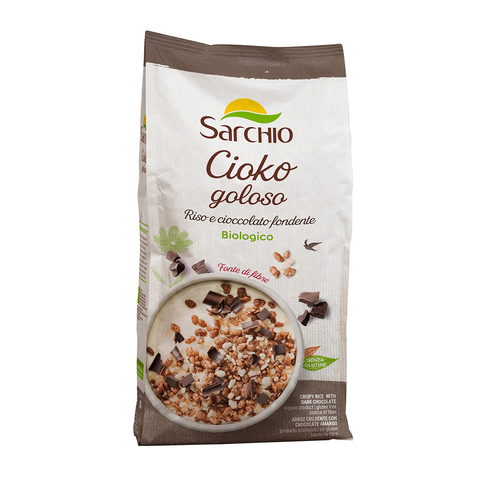 SARCHIO Crispy rice with dark chocolate cereal 200gm
