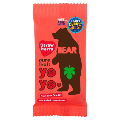 BEAR YOYO Strawberry Pure Fruits 20gm