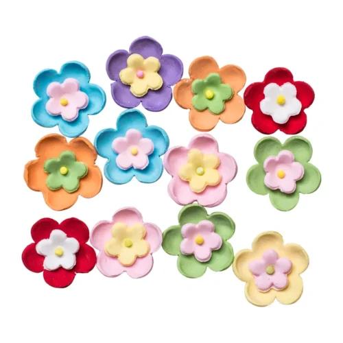 REDMAN Daisy Button Assorted Colour 24s (57805)