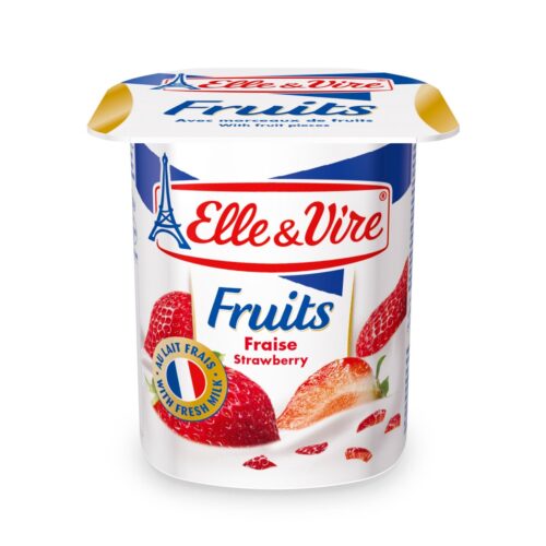 ELLE & VIRE Yoghurt Strawberry 125g