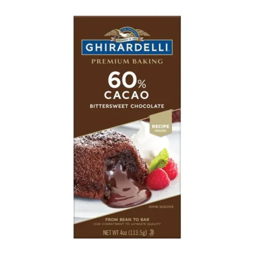 GHIRARDELLI 60% Cacao Bittersweet Baking Chocolate Bar 113.5gm