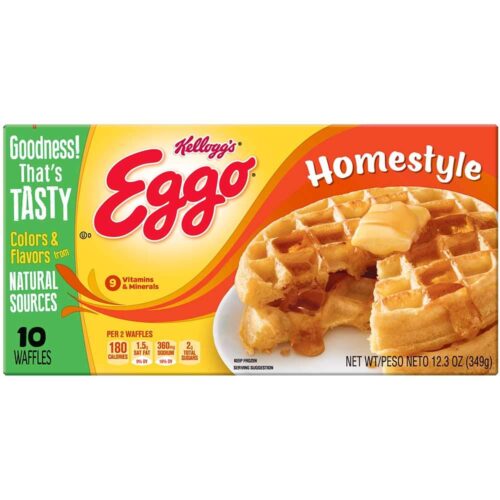KELLOGG'S Eggo Homestyle Waffles 348gm