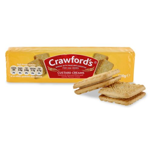 CRAWFORD'S Custard Creams 150gm