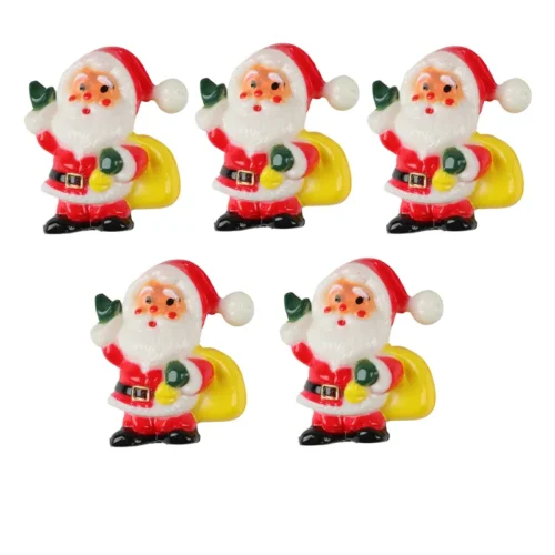 REDMAN X'Mas Santa With Gift Decoration 5s 35xH44MM