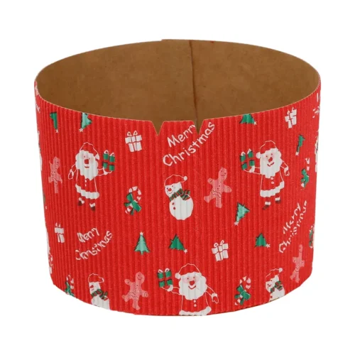 REDMAN X'Mas Baking Mould Corrugated Red 25s 112x85MM