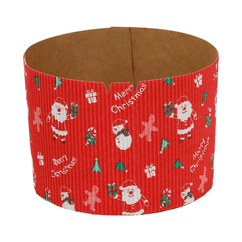 REDMAN X'Mas Baking Mould Corrugated Red 25s 112x85MM