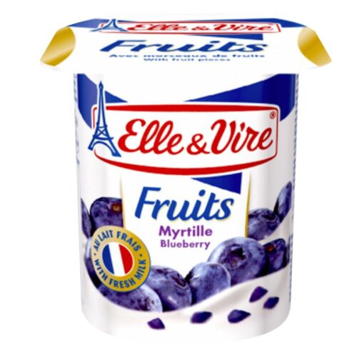 Elle & Vire Yoghurt Blueberry 125g