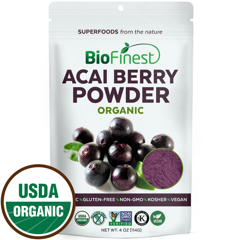 BIO FINEST Organic Acai Berry Powder 114gm