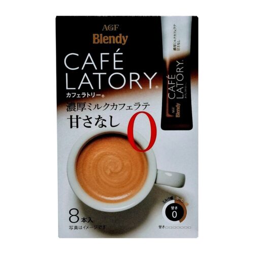 AGF Blendy Rich Milk Cafe Latte Non Sweet 88gm