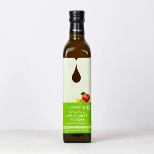 CLEARSPRING Organic Matcha & Lemon Apple Cider Vinegar With The Mother 500ml