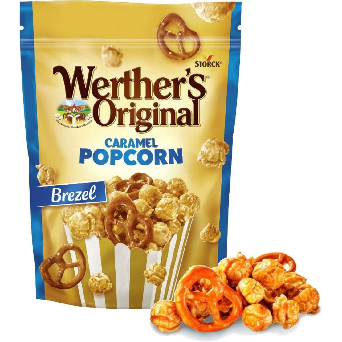 WERTHER'S Original Caramel Popcorn Brezel 140gm