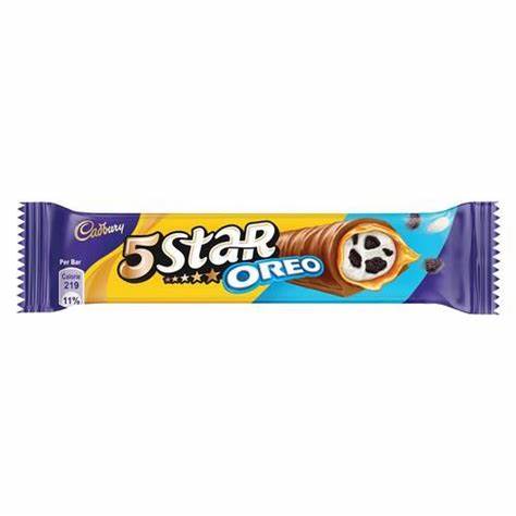 CADBURY 5 Star Oreo Caramel Milk Chocolate 42gm
