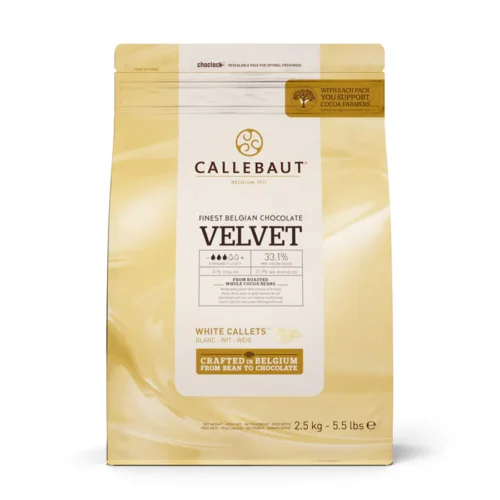 CALLEBAUT White Callets Velvet 32% 2.5KG