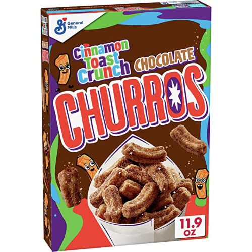 GENERAL MILLS Cinnamon Toast Crunch Chocolate Churros Cereal 337gm