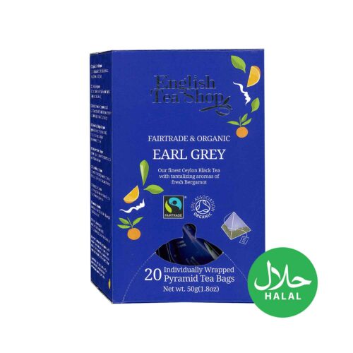 ENGLISH TEA SHOP Organic Earl Grey Pyramid Tea 20s 50g