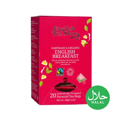 ENGLISH TEA SHOP Organic English Breakfast PYR 20s 60g