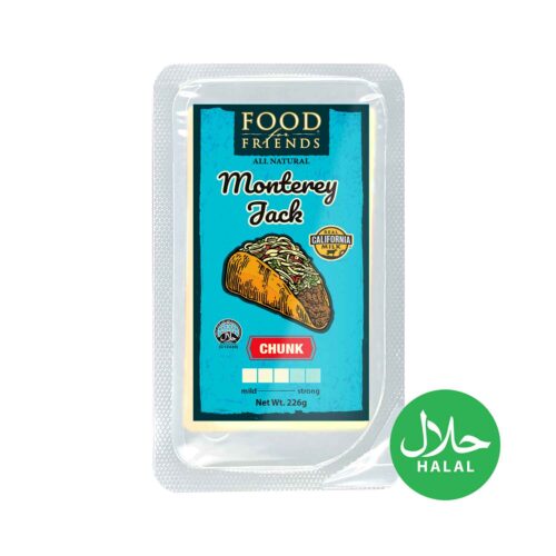 FOOD FOR FRIENDS Monterey Jack Chunk Cheese 226g