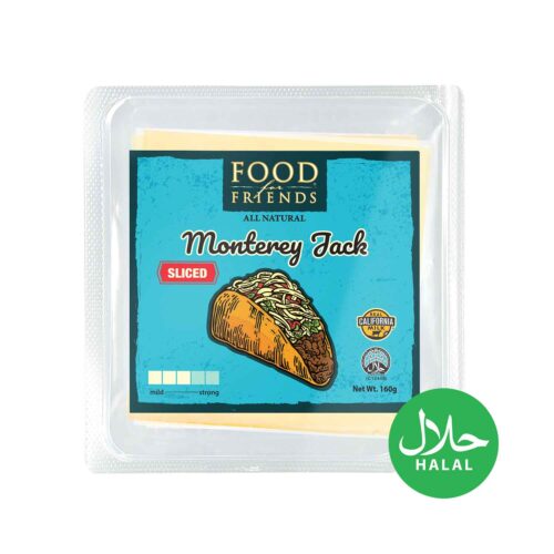 FOOD FOR FRIENDS Monterey Jack sliced Cheese 160g