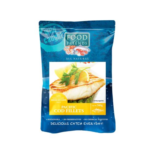 FOOD FOR FRIENDS Pacific Cod Fillets With Orange Soy Glaze Sauce 750gm