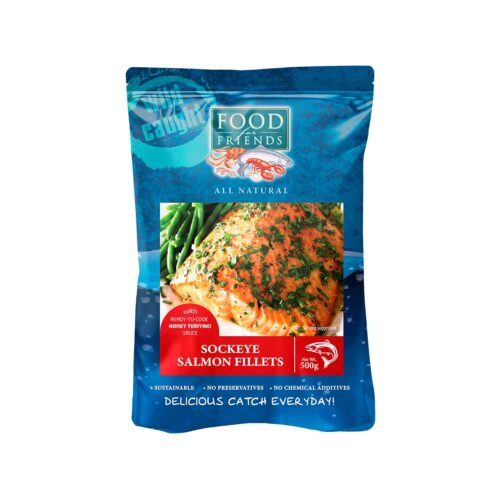 FOOD FOR FRIENDS Sockeye Salmon With Honey Teriyaki Glaze Sauce 750gm