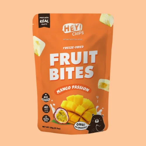 HEY!CHIPS Frz Dried Mango Passion Bites 20Gm