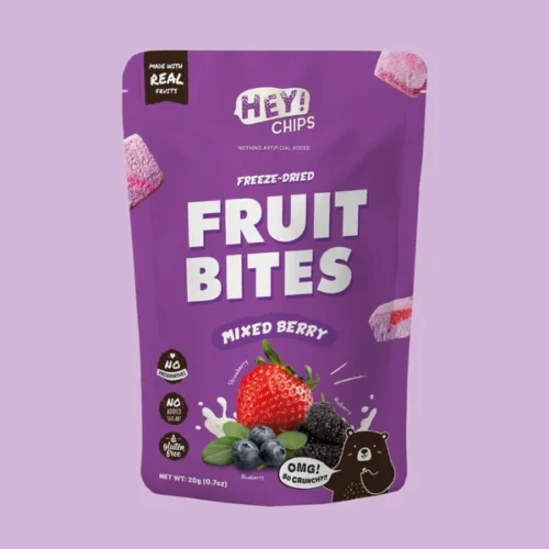 HEY!CHIPS Frz Dried Mixed Berry Bites 20Gm