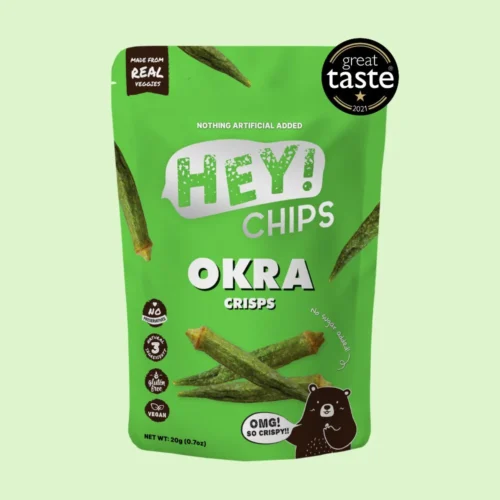 HEY!CHIPS Okra Chips 20Gm