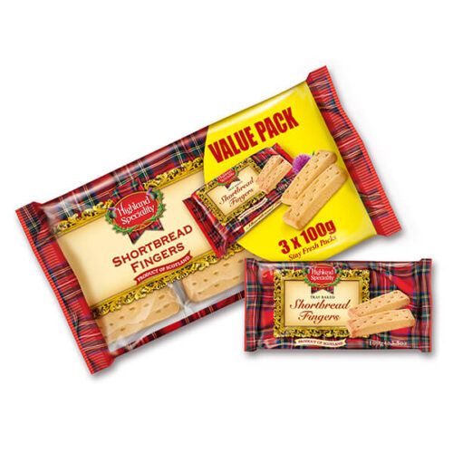 HIGHLAND SPECIALITY Shortbread Finger 3's 100gm