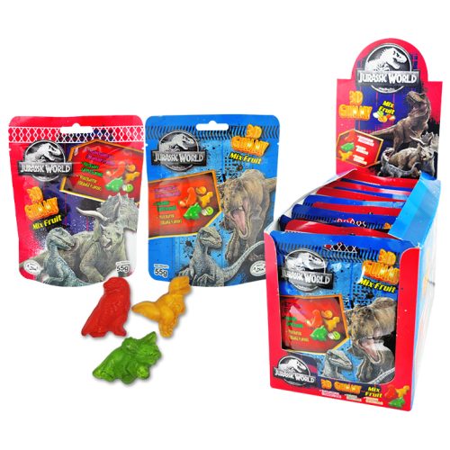 Jurassic World 3D Gummy Candy 55gm