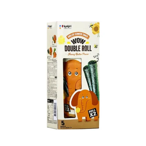 KOKIRI Seaweed Double Roll Honey Butter 5s 25Gm