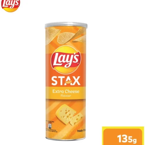 LAY'S Stax Extra Cheese Chips 135gm