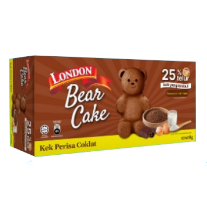 LONDON Bear Chocolate Cake 10s 180gm