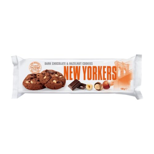 MERBA New Yorker Dark Chocolate & Hazelnut Cookies 150gm
