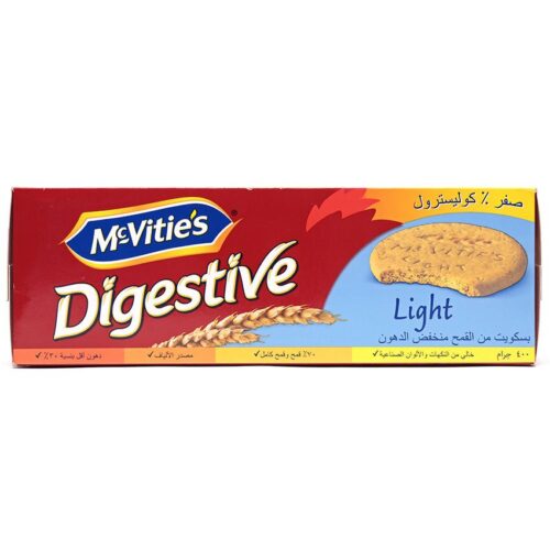 MC VITIES Digestive Light Biscuits 400gm