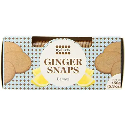 NYAKERS Lemon Ginger Snaps 150g