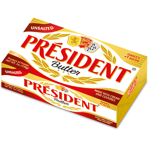 PRESIDENT Butter Unsalted 250g