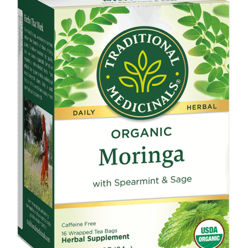 TRADITIONAL MEDICINALS Moringa With Spearmint And Sage Tea
