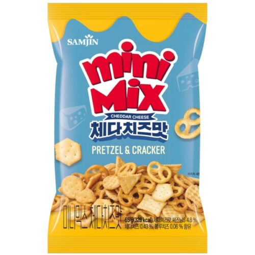 SAMJIN Cheddar Cheese Pretzel Mix 65Gm