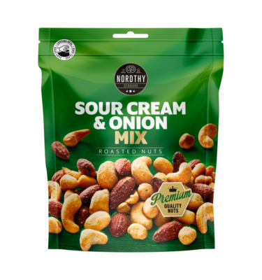 NORDTHY Sour cream & onion mix roasted nut 140gm