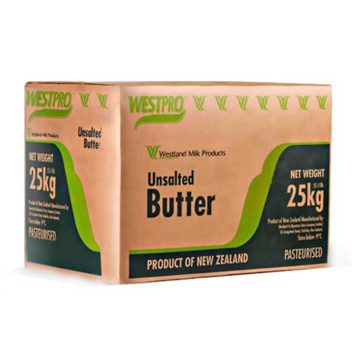 Westpro Butter Unsalted 25kg