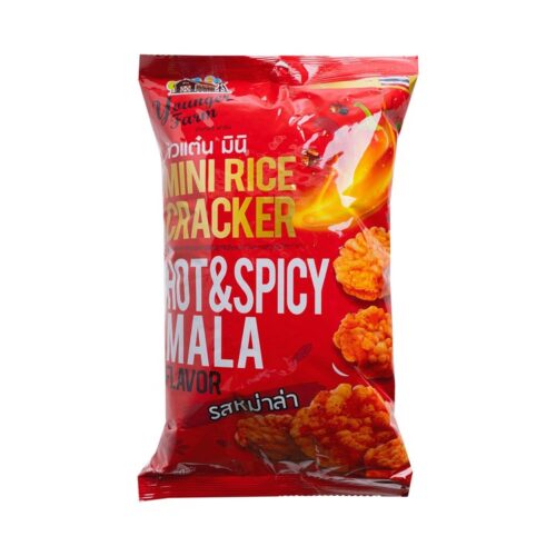 YOUNGER FARM Mala Hot Spicy Mini Rice Cracker 60gm